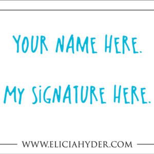 Signed Bookplate