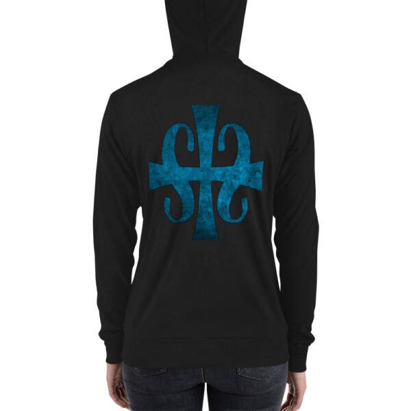 Archangel of Death Lightweight Unisex zip hoodie - Image 2