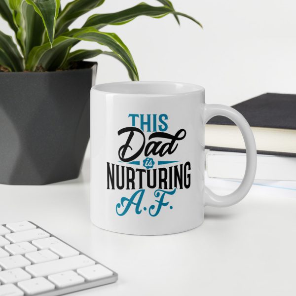 This Dad is Nurturing A.F. Mug - Image 2