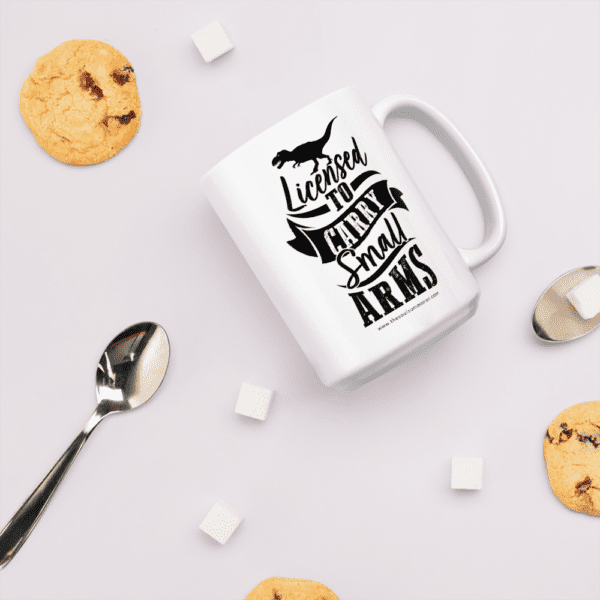 Licensed to Carry Small Arms Mug