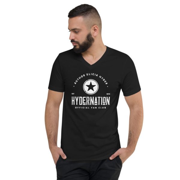 HYDERNATION Unisex V-Neck T-Shirt - Image 2