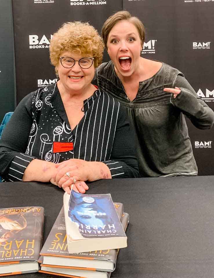 Author Charlaine Harris and Elicia Hyder